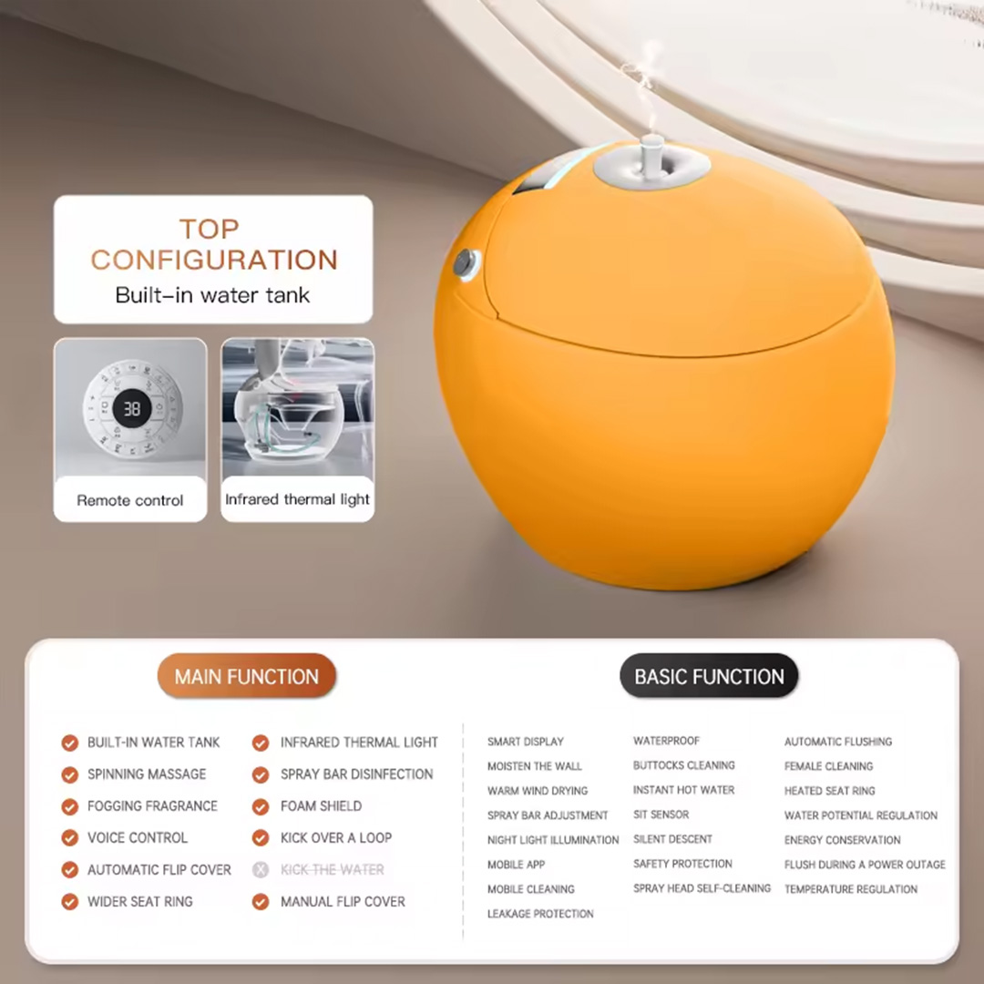 Apple Shape AI/Smart Toilet