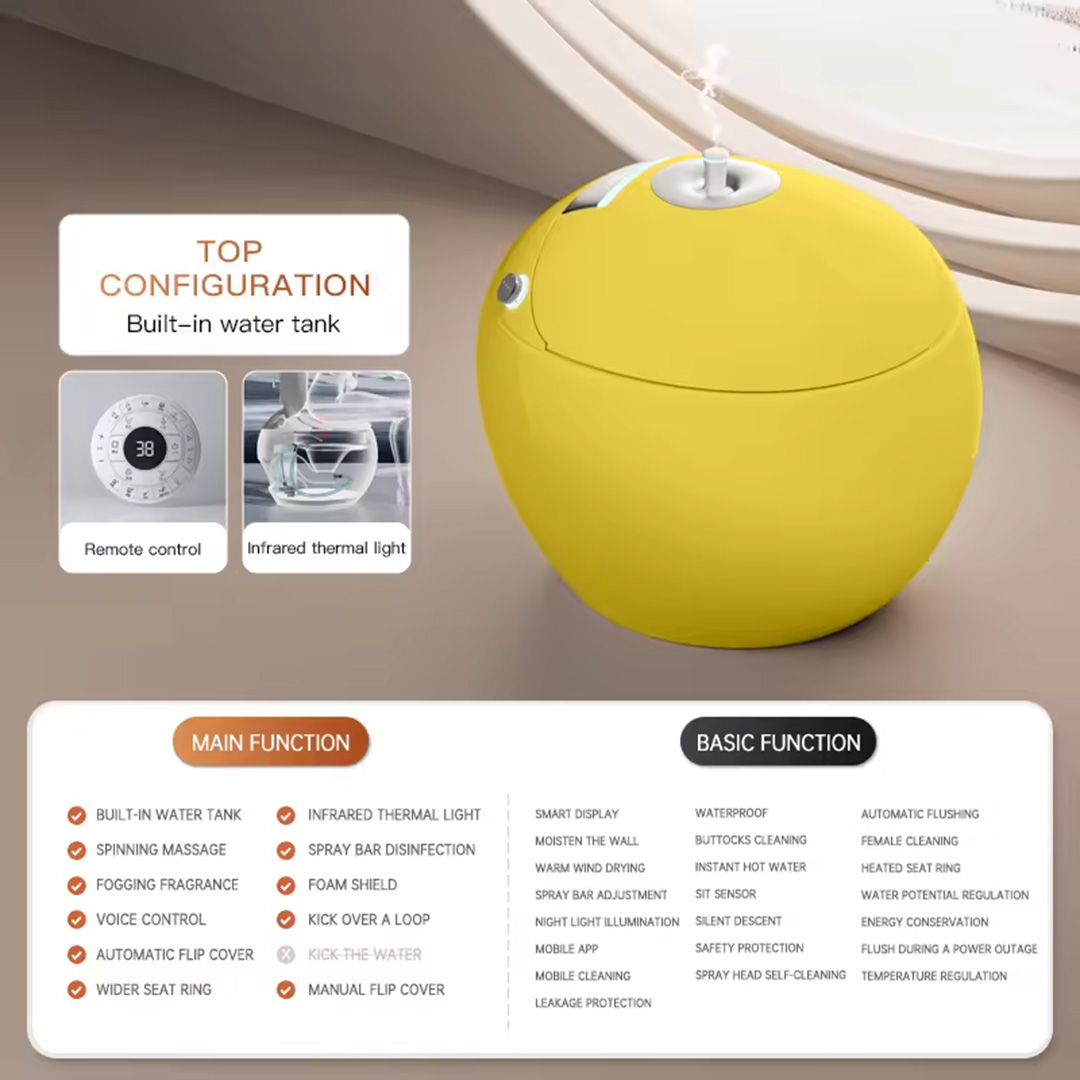 Apple Shape AI/Smart Toilet