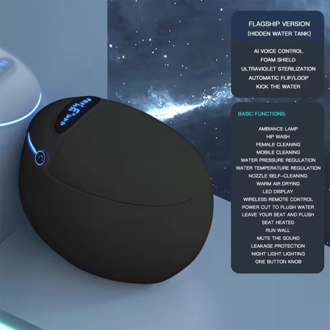 Egg Shape AI/Smart Toilet