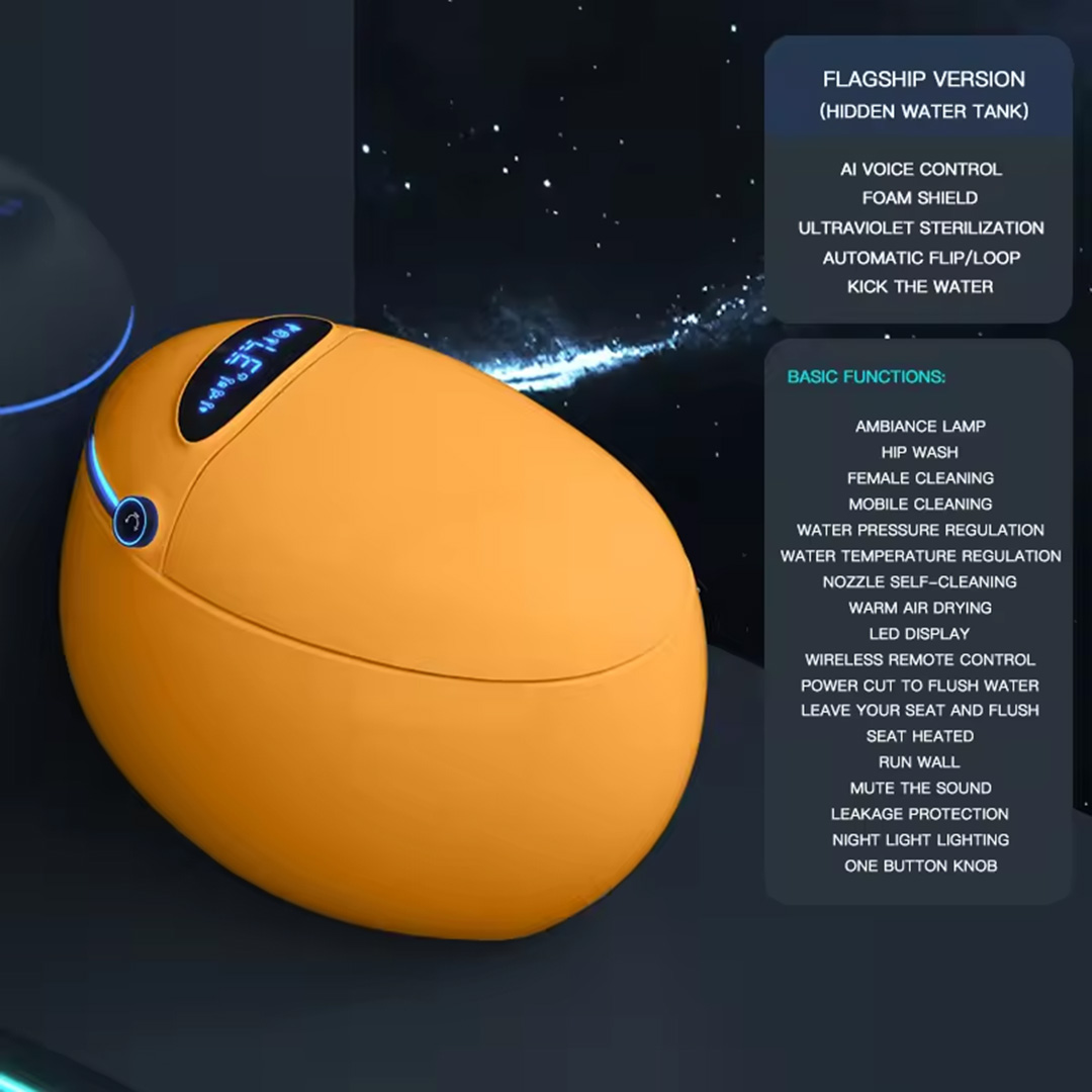 Egg Shape AI/Smart Toilet