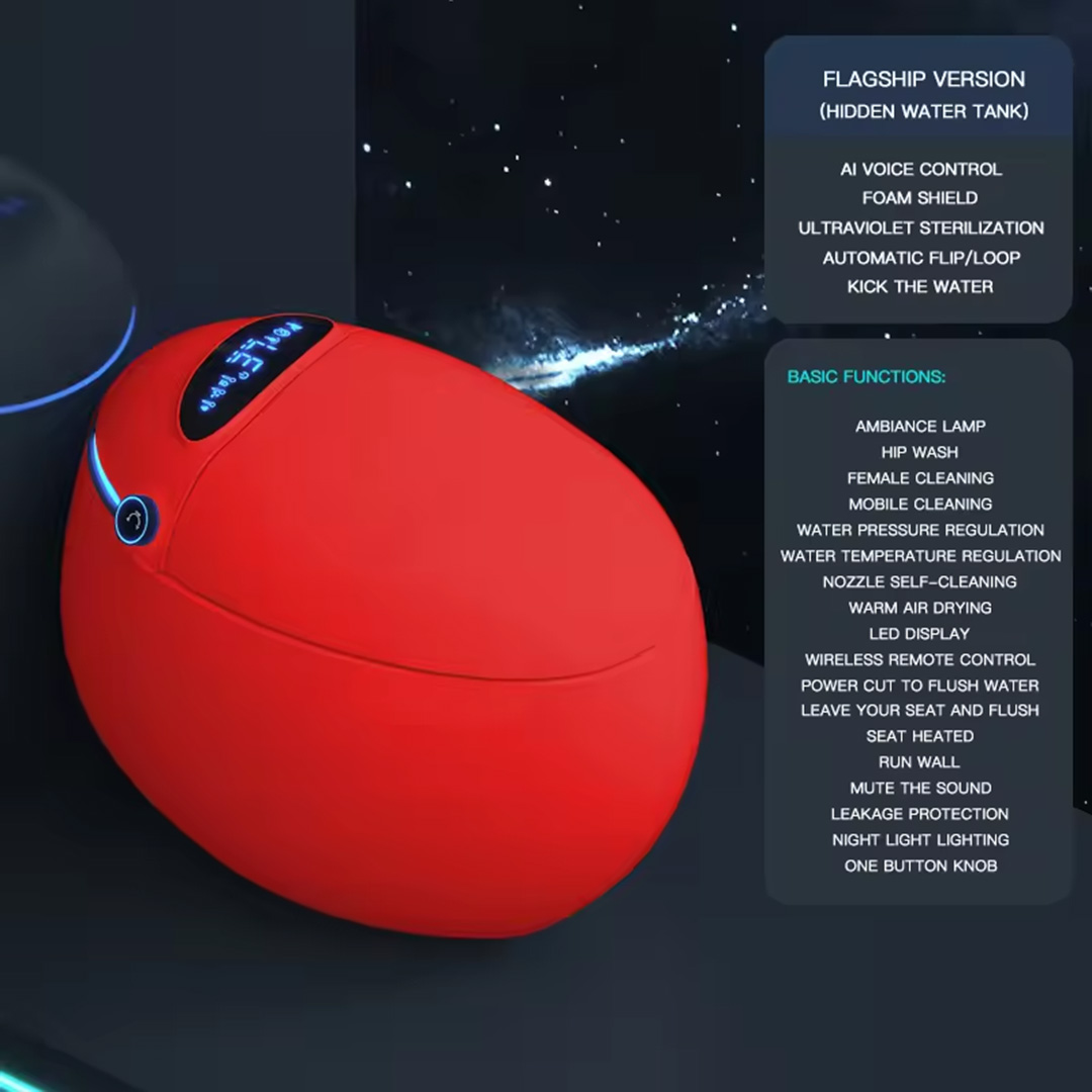 Egg Shape AI/Smart Toilet