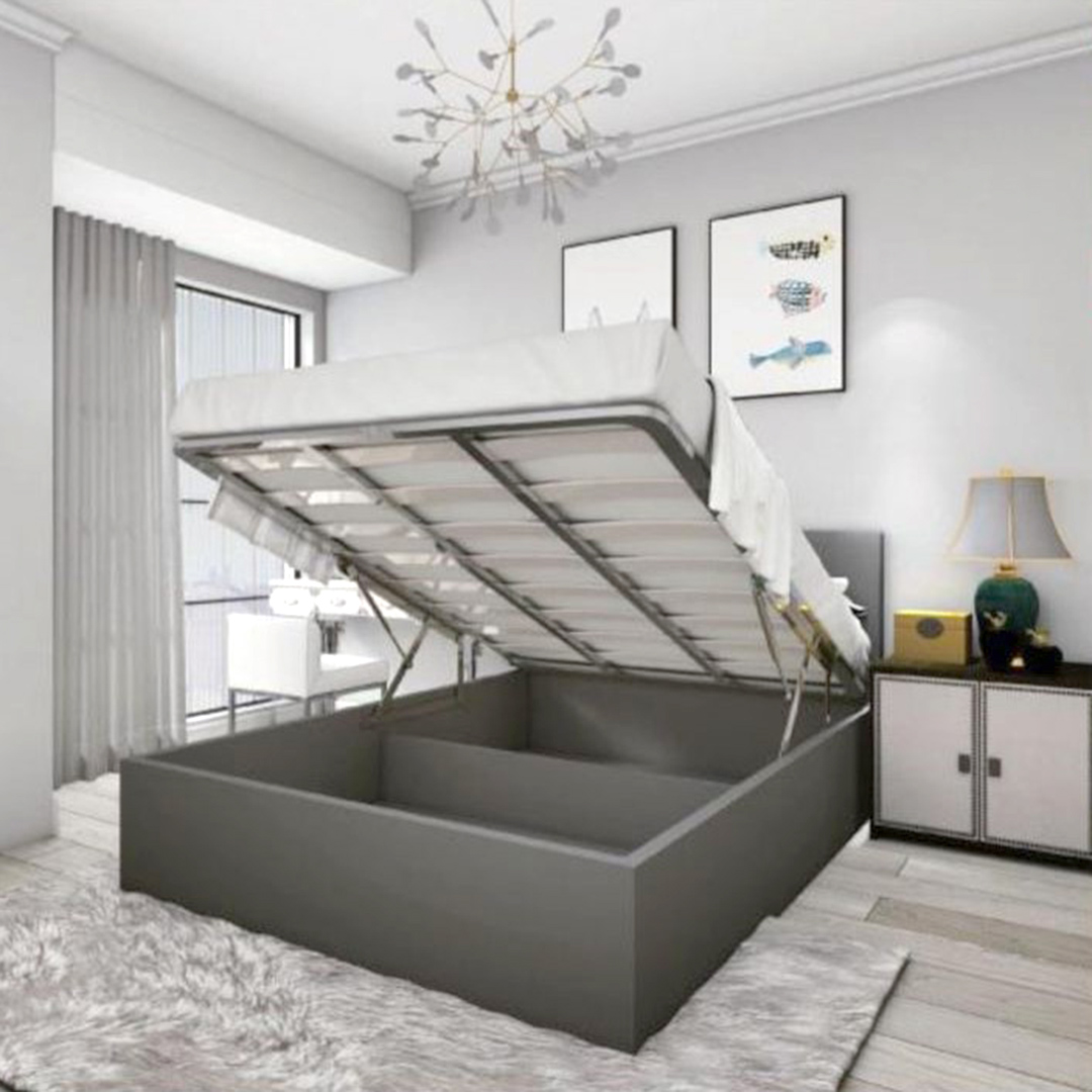 Hydraulic Bed Lift Mechanism – Heavy Duty Metal Frame for King & Queen Size Beds