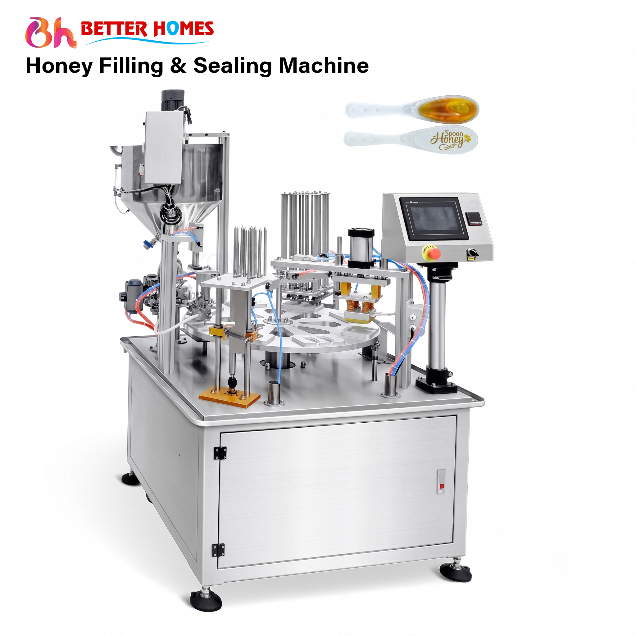Honey Spoon Filling & Sealing Machine