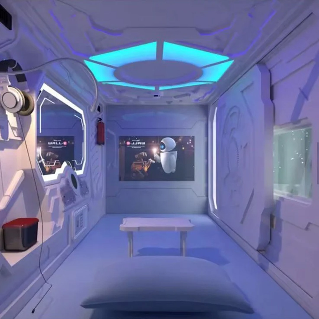 Futuristic Capsule Pods - Double Bed