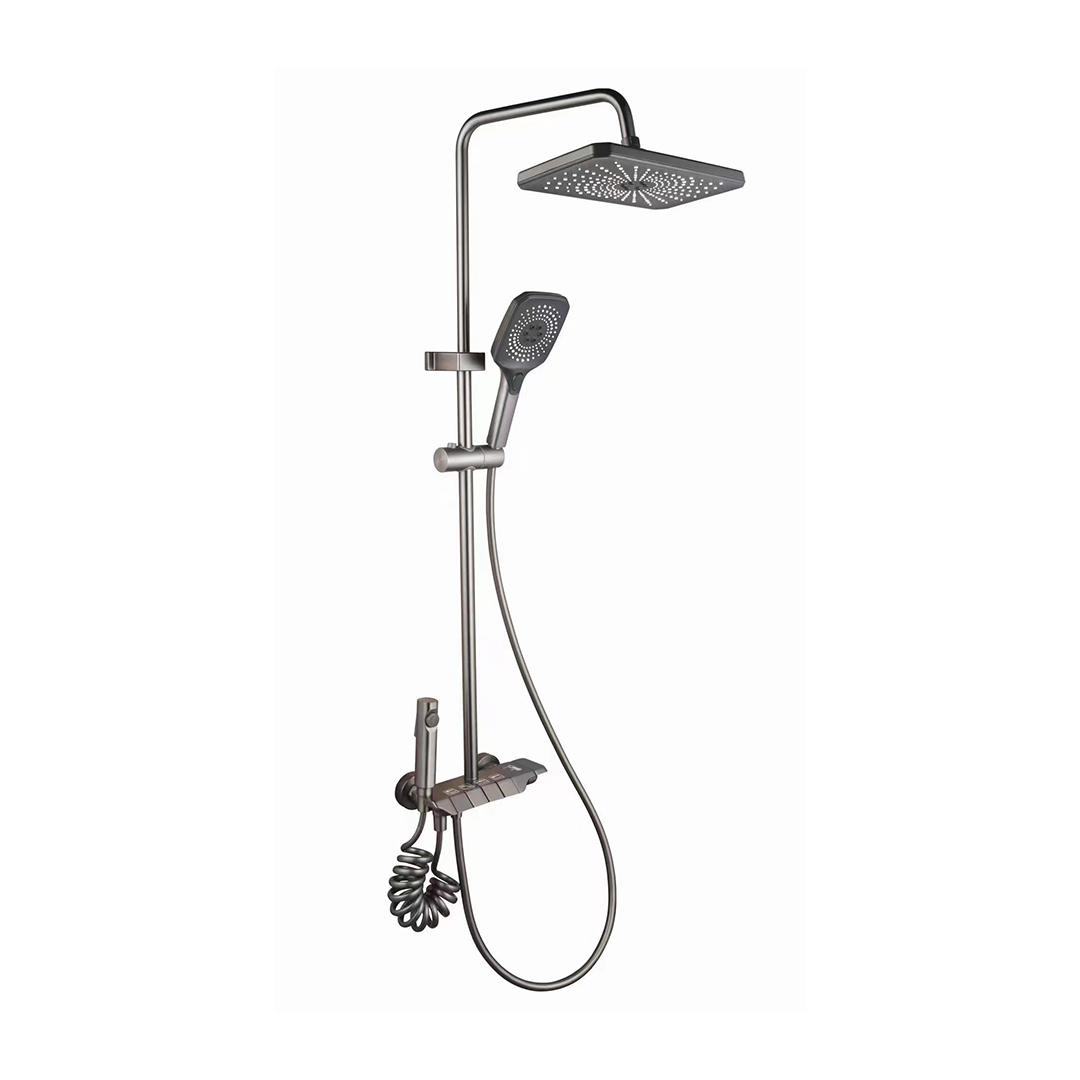Brass Shower Panel System - 4 Function Shower Set