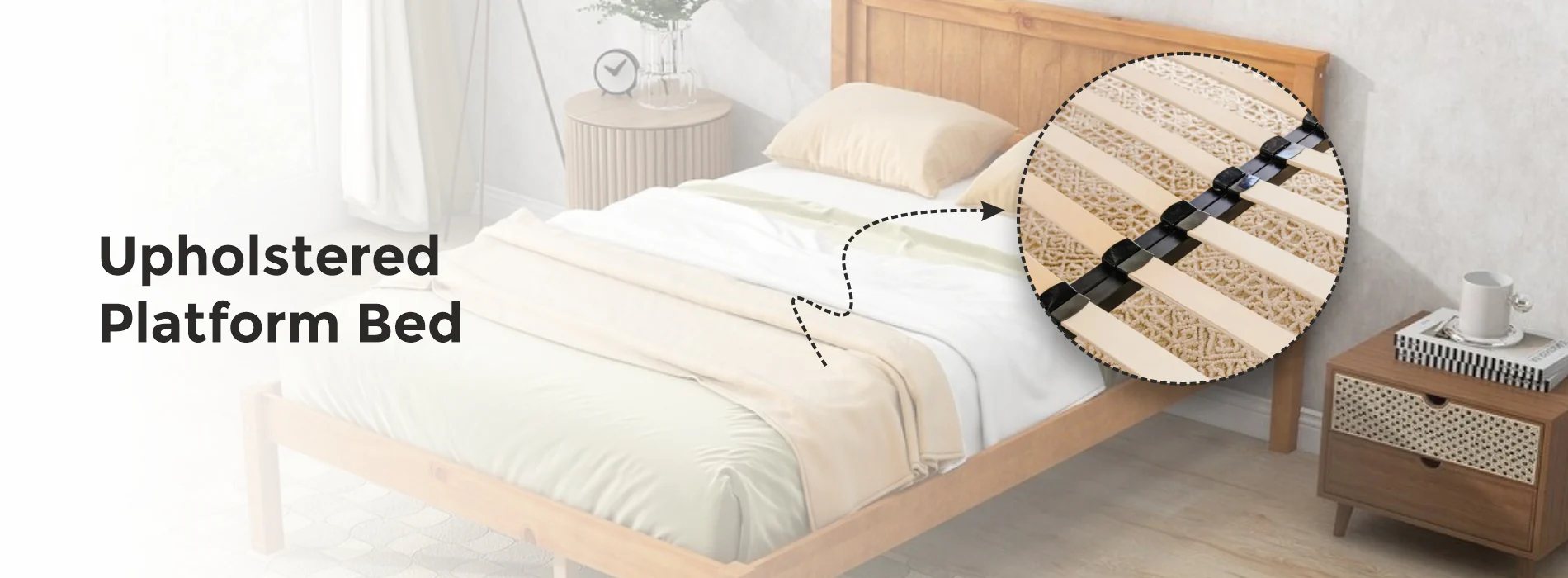 Upholstered Platform Bed
