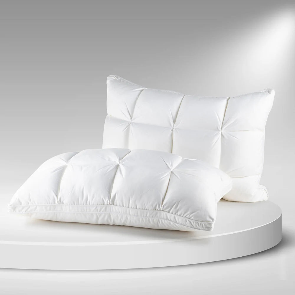 Better Homes Premium Microfiber Pillow – Big Size | Virgin Reliance Fiber Filled | Box Stitch