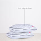 Better Homes Premium Microfiber Pillow – Medium Size | Virgin Reliance Fiber Filled | Circle Print