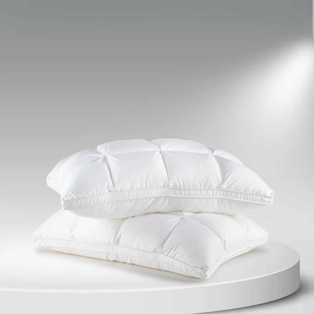 Better Homes Premium Microfiber Pillow – Big Size | Virgin Reliance Fiber Filled | Box Stitch