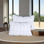 Better Homes Premium Microfiber Pillow – Big Size | Virgin Reliance Fiber Filled | Cross Stitch