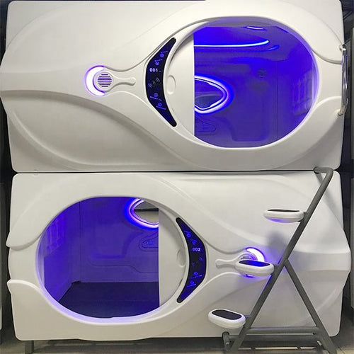 Better Homes Futuristic Space Capsule Bed Pod M-983-B – Smart Sleep Pod with Ventilation, LED Lighting & Control Panel - Single Bed