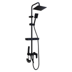 Better Homes 4-Function Zinc Alloy Shower Panel with 8-Inch Stainless Steel Top Spray