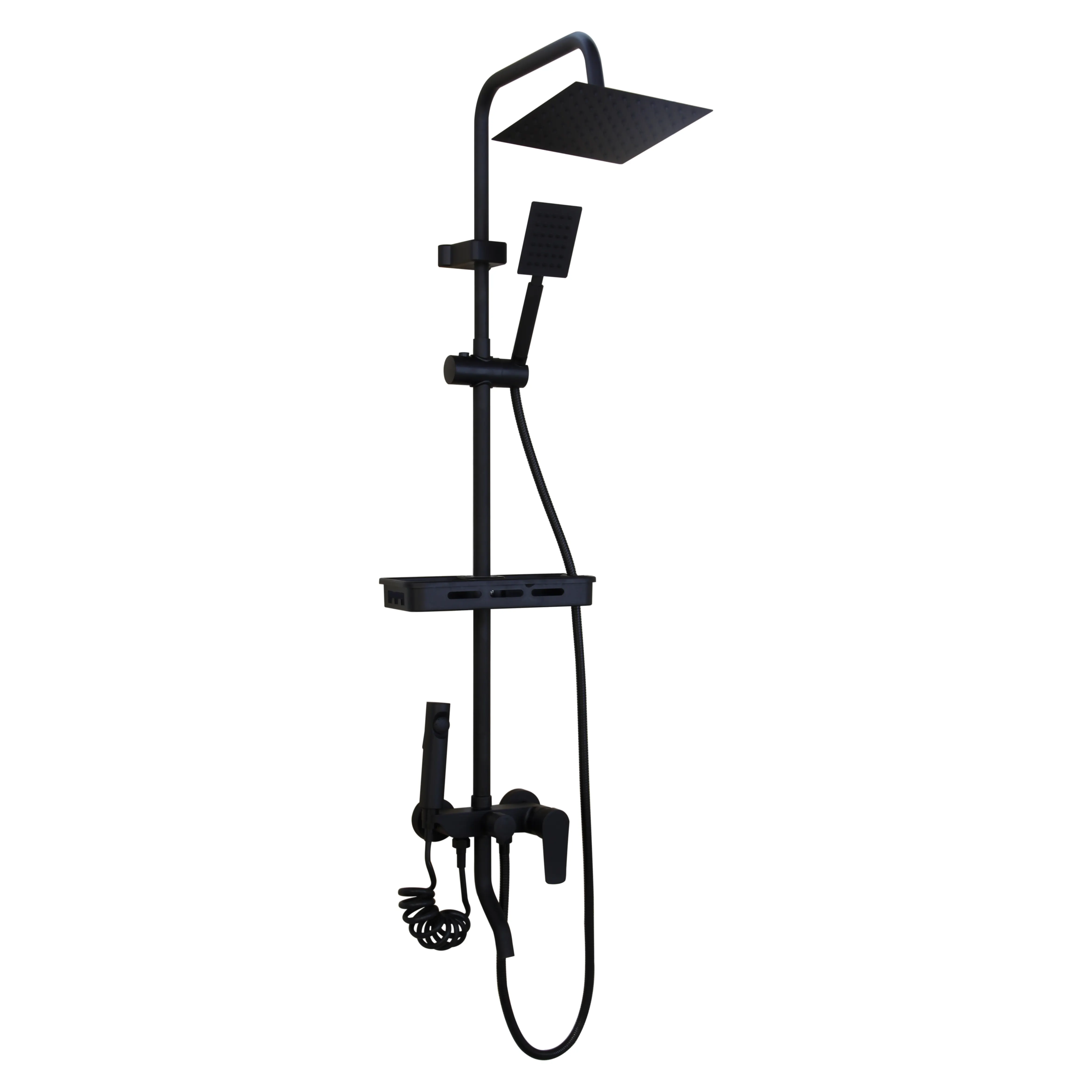Better Homes 4-Function Zinc Alloy Shower Panel with 8-Inch Stainless Steel Top Spray