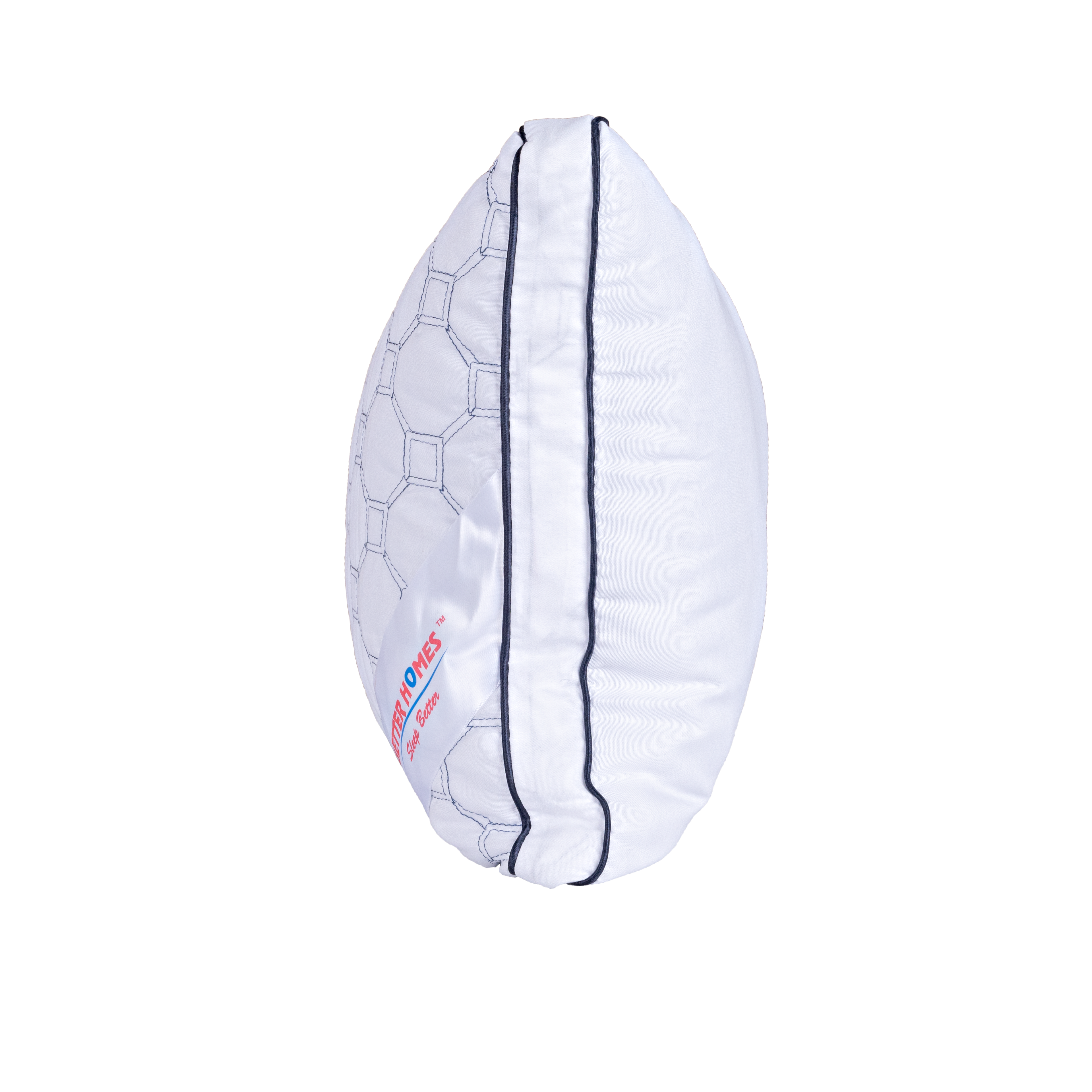 Better Homes Premium Microfiber Pillow – Medium Size | Virgin Reliance Fiber Filled | Circle Print