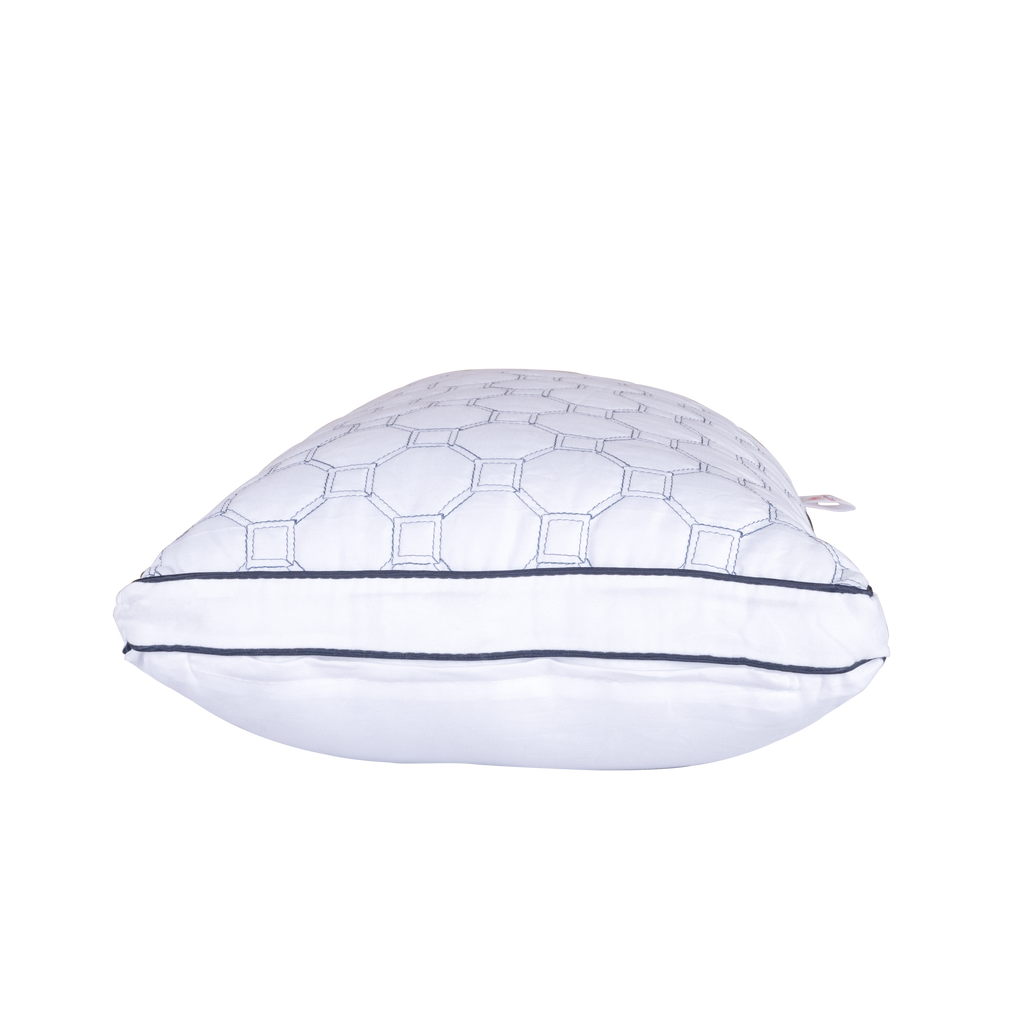 Better Homes Premium Microfiber Pillow – Medium Size | Virgin Reliance Fiber Filled | Circle Print