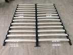 Premium Metal Bed Frame with Wooden Slats – Queen Size (150 x 200 cm)