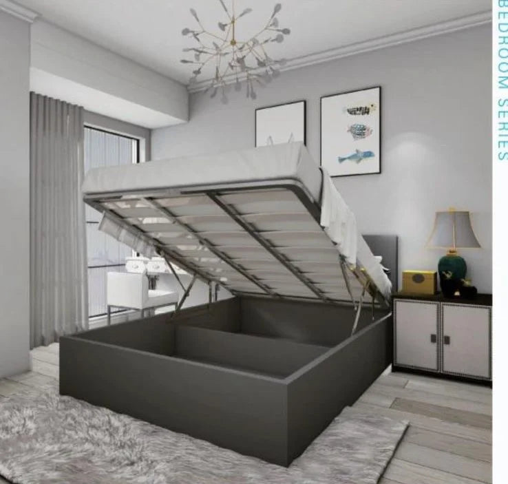 Better Homes Gas Hydraulic Bed Lift Mechanism – Heavy Duty Metal Frame for King & Queen Size Beds