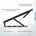 Better Homes Gas Hydraulic Bed Lift Mechanism – Heavy Duty Metal Frame for King & Queen Size Beds