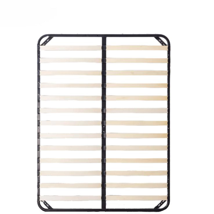 Premium Metal Bed Frame with Wooden Slats – Queen Size (150 x 200 cm)