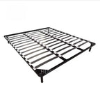 Premium Metal Bed Frame with Wooden Slats – King Size (180 x 200 cm)