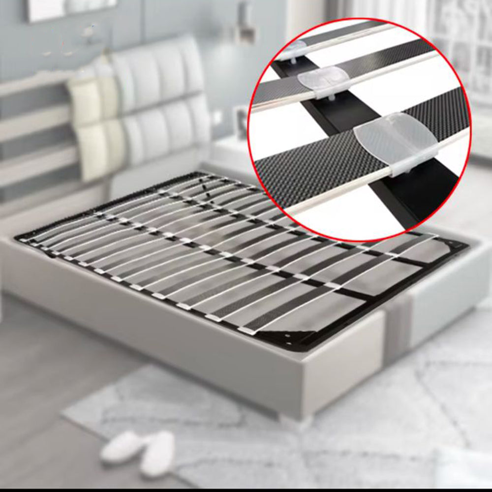 Premium Metal Bed Frame with Wooden Slats – King Size (180 x 200 cm)